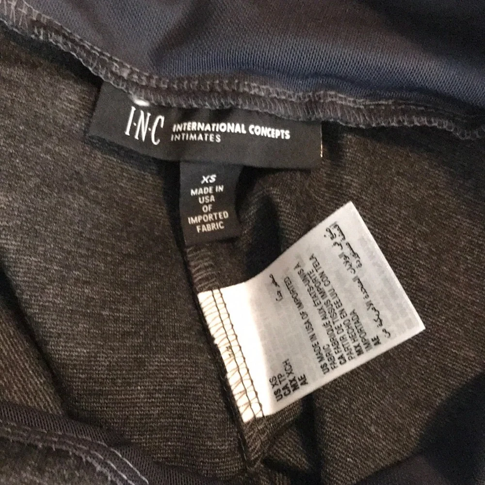 NWT INC Dark Gray High-Waisted Leggings SZ XS